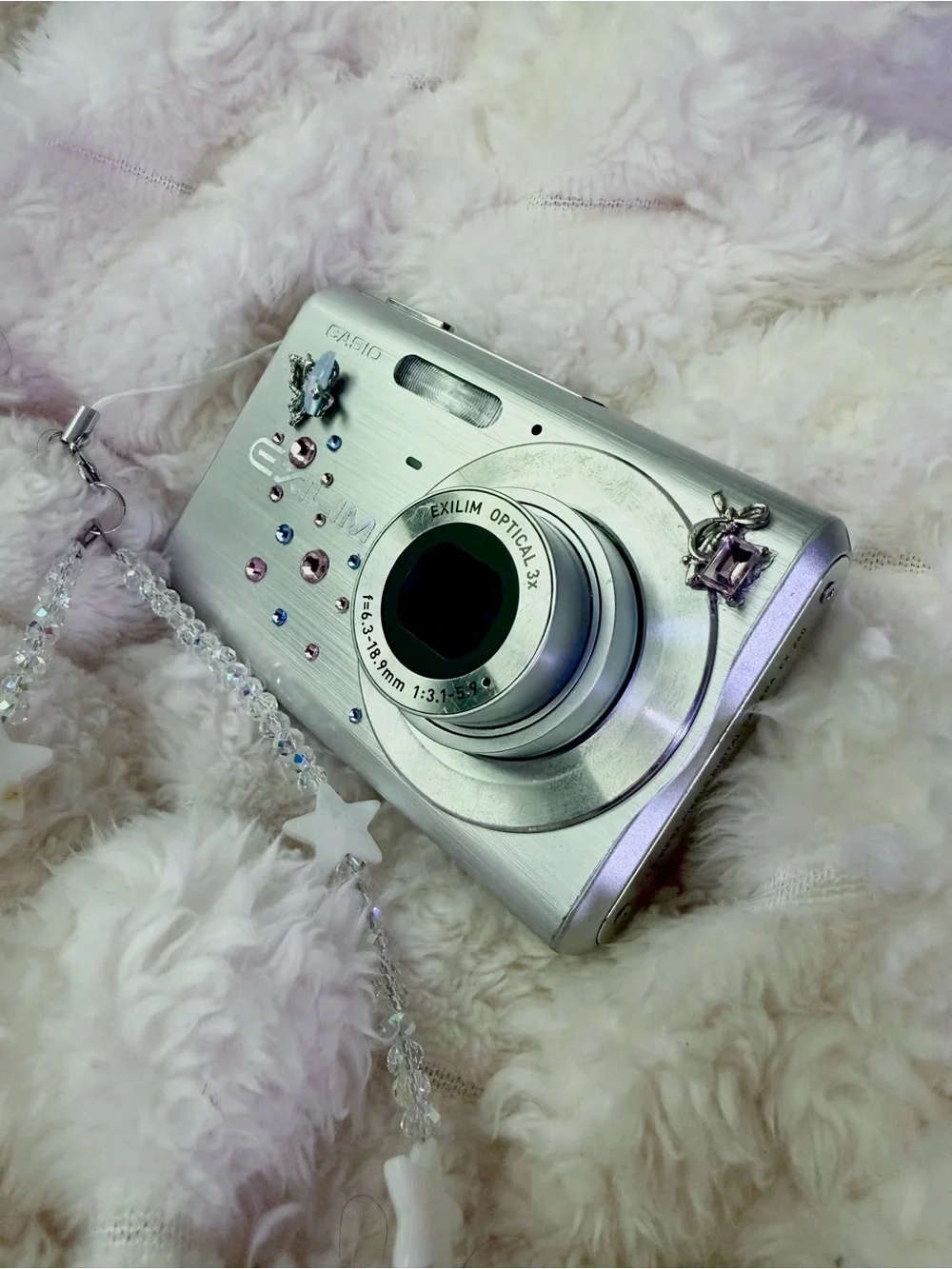 Y2K Angel Princess Digicam - Vintage Bedazzled Casio EXILIM